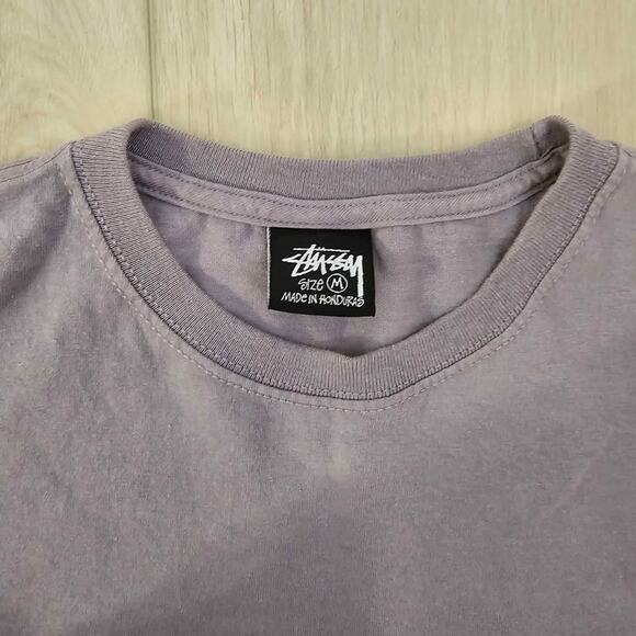Purple Stussy Logo Shirt - Picture 4 of 5